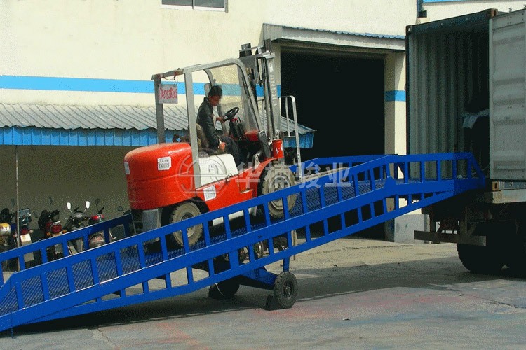 使用移動(dòng)登車(chē)橋裝卸貨更迅速